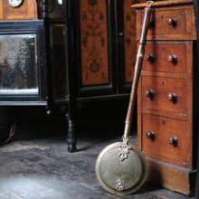 Load image into Gallery viewer, 19th Century Brass Scottish Bed Warming Pan / Bedpan
