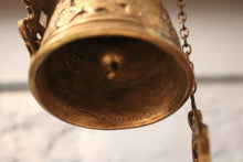Load image into Gallery viewer, Vintage Wall Mounted Brass Church Bell
