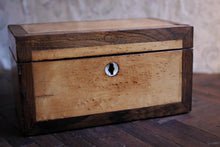 Load image into Gallery viewer, Antique Victorian Maple Tea Caddy
