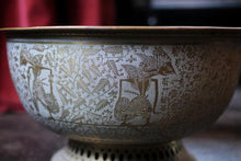 Load image into Gallery viewer, Antique Early 20th.C Javanese Engraved Brass Bowl
