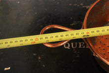 Load image into Gallery viewer, Rustic French Antique Copper Strainer / Sieve / Colander
