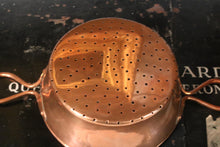 Load image into Gallery viewer, Rustic French Antique Copper Strainer / Sieve / Colander

