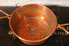 Load image into Gallery viewer, Rustic French Antique Copper Strainer / Sieve / Colander
