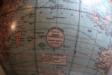 Load image into Gallery viewer, Antique C.1920 Art Deco Chrome Terrestrial Globe Webber Costello Co.
