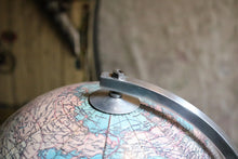 Load image into Gallery viewer, Antique C.1920 Art Deco Chrome Terrestrial Globe Webber Costello Co.
