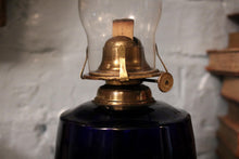 Load image into Gallery viewer, Victorian Cast Iron and Glass Oil Lamp Lantern
