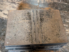 Load image into Gallery viewer, Antique Deed Box - Metal Storage Bin
