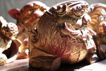 Load image into Gallery viewer, Vintage Chinese Teak Dog of Foo Carving
