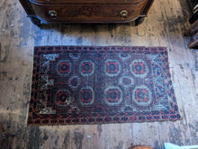 Load image into Gallery viewer, 32&quot; x 58&quot; Antique Nomadic Ersari Wool Rug - 148cm x 81cm
