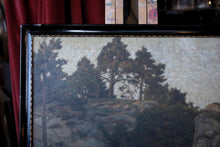 Load image into Gallery viewer, Antique C.1920 Painting Woodland Scene - Oil on Canvas- HK - Scottish -60.5 x 73cm
