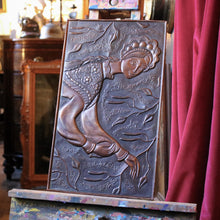 Load image into Gallery viewer, Vintage 1970&#39;s USSR Embossed Metal Wall Plaques
