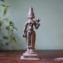 Load image into Gallery viewer, Antique 19th.C Indian Bronze Lakshmi Statue
