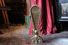 Load image into Gallery viewer, Vintage Peacock Brass Firescreen
