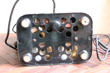 Load image into Gallery viewer, Antique C.1900 Black Jydsk Hand Crank Telephone
