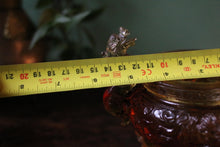 Load image into Gallery viewer, Vintage Chinese Peking Amber Carved Glass Censer
