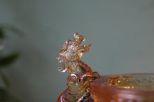 Load image into Gallery viewer, Vintage Chinese Peking Amber Carved Glass Censer
