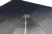 Load image into Gallery viewer, Antique Victorian Black Silk Parasol / Umbrella
