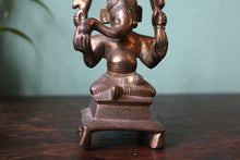 Load image into Gallery viewer, Antique Early 20th.C Indian Ganesha Bronze Statue Figurine
