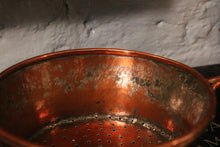 Load image into Gallery viewer, Rustic French Antique Copper Strainer / Sieve / Colander
