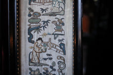 Load image into Gallery viewer, Pair of Antique Chinese Qing Embroidered Silk Panels
