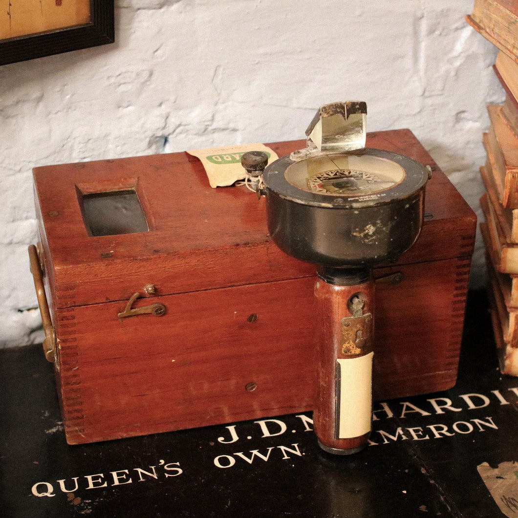 Early 20th.C Military Hand-Bearing Compass – John Morton & Co., Glasgow