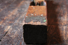Load image into Gallery viewer, Antique Wooden Jack Plane – 24” Hand Tool with Shaped Handle &amp; Iron Blade
