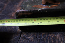 Load image into Gallery viewer, Antique Wooden Jack Plane – 24” Hand Tool with Shaped Handle &amp; Iron Blade
