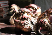 Load image into Gallery viewer, Vintage Chinese Teak Dog of Foo Carving

