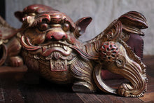 Load image into Gallery viewer, Vintage Chinese Teak Dog of Foo Carving
