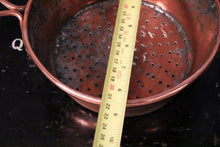Load image into Gallery viewer, Rustic French Antique Copper Strainer / Sieve / Colander
