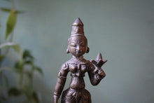 Load image into Gallery viewer, Antique 19th.C Indian Bronze Lakshmi Statue
