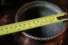 Load image into Gallery viewer, Early 20th.C Arts &amp; Crafts Hammered Copper Tripod Planter
