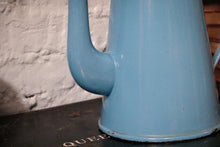 Load image into Gallery viewer, Vintage French Blue Enamel Coffee Pot
