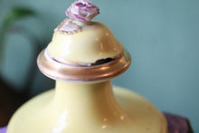 Load image into Gallery viewer, Hand-Painted 19th.C Porcelain Dresden Urn Vase with Figural Mask Handles
