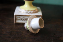 Load image into Gallery viewer, Hand-Painted 19th.C Porcelain Dresden Urn Vase with Figural Mask Handles
