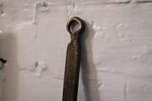 Load image into Gallery viewer, Antique Georgian Brass and Iron Skimmer | Strainer | Kitchen Utensil

