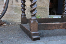 Load image into Gallery viewer, Antique Metamorphic Monks Bench / Chair / Table in Carved Oak
