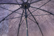 Load image into Gallery viewer, Antique Edwardian Black Silk Parasol / Umbrella
