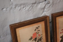 Load image into Gallery viewer, Pair of Framed Vintage Japanese Bird &amp; Flower Prints

