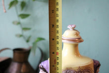 Load image into Gallery viewer, Hand-Painted 19th.C Porcelain Dresden Urn Vase with Figural Mask Handles
