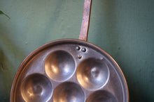 Load image into Gallery viewer, Antique French 19th Century Copper Egg Poacher / Escargot Pan
