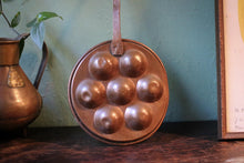 Load image into Gallery viewer, Antique French 19th Century Copper Egg Poacher / Escargot Pan
