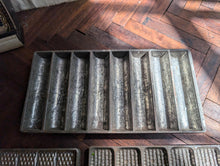 Load image into Gallery viewer, Set of 3 Vintage Industrial Chocolate Moulds – Ribbed &amp; Diamond Patterned – c.1930s
