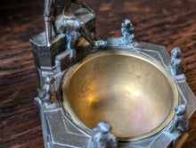 Load image into Gallery viewer, 1929 German Till Eulenspiegel Bronze Inkwell – Jugendbund von St. Johannes Commemorative Gift
