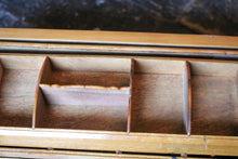 Load image into Gallery viewer, Antique Roll-Top Stationery Box | Writing Slope | Military Campaign Chest

