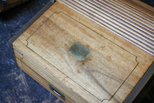 Load image into Gallery viewer, Antique Roll-Top Stationery Box | Writing Slope | Military Campaign Chest
