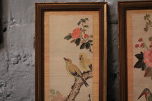 Load image into Gallery viewer, Pair of Framed Vintage Japanese Bird &amp; Flower Prints
