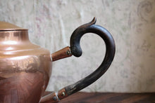 Load image into Gallery viewer, Large Early 20th.C Copper Teapot with Curved Handle

