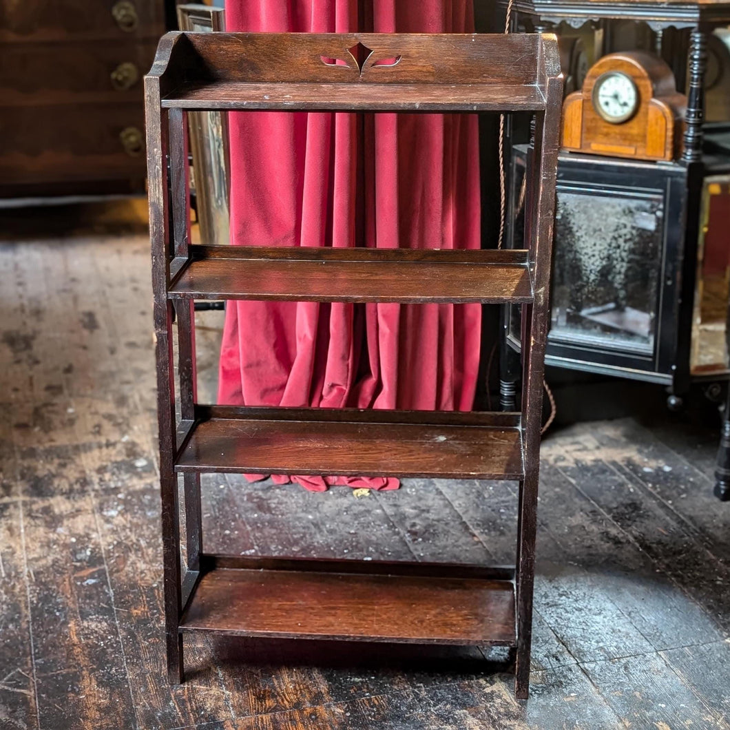 Small Arts and Crafts Oak Bookcase Shelves