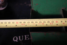 Load image into Gallery viewer, Vintage Red Metal Shoe Cleaning Box – Industrial Wall-Mount Holder with Compartments
